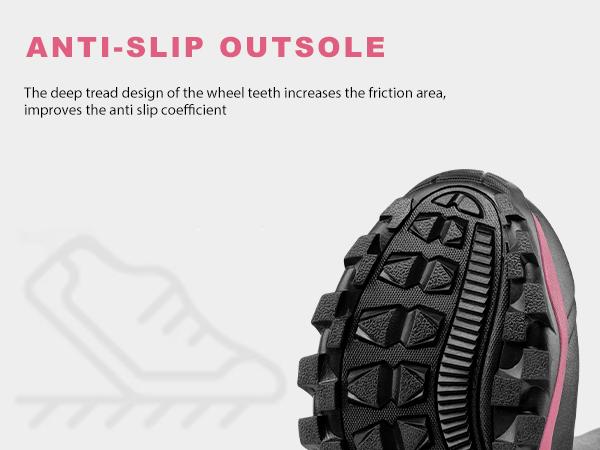 【No steel toe】Trudave Rubber Boots for Women, Waterproof Insulated Mud Rain Boots with Steel Shank,  Anti-slip Outdoor Work Boots, Size 6-11 Lightweight Shoe Black Girl Footwear Breathable Pink