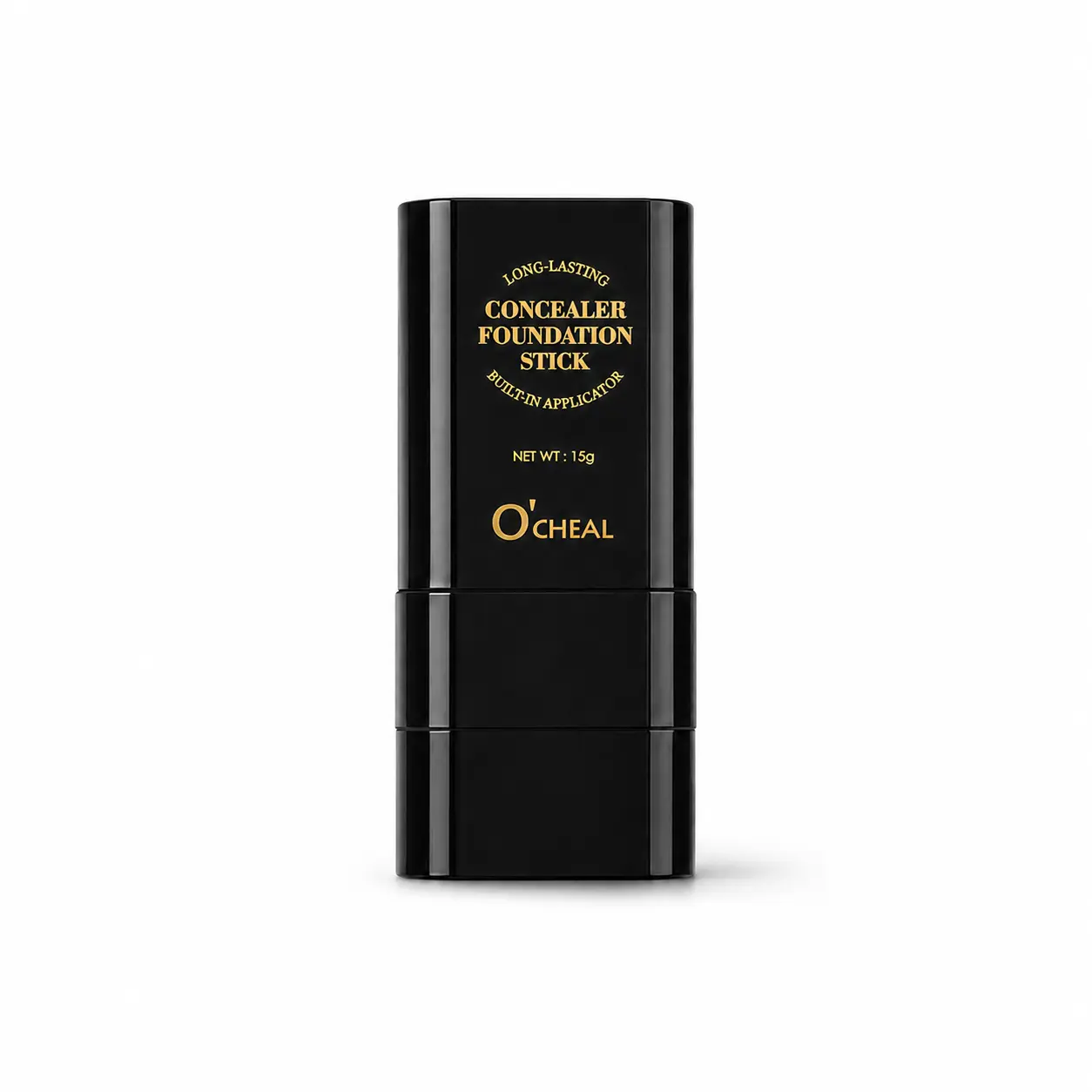 Dual-Ended Foundation and Concealer Stick for All Skin Types, Hydrating Full Coverage Contour Stick with Brush, Long-Lasting Natural Flawless Finish, Contour Sticks