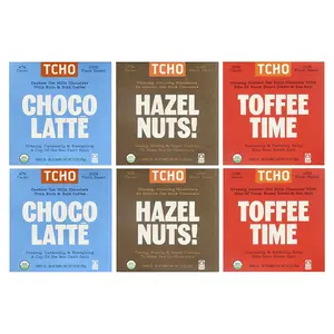 TCHO Oat Milk Chocolate Gift Box, 18 Bars, 2.5 oz (70 g) Each