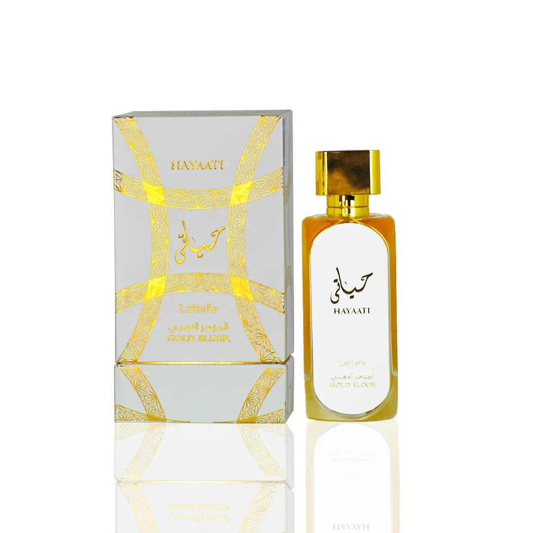 Lattafa Perfumes Hayaati Gold Elixir EDP Perfume by Lattafa - UNISEX Long Lasting Fragrance Aroma