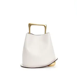 QUINN Cowhide Leather Bucket Bag