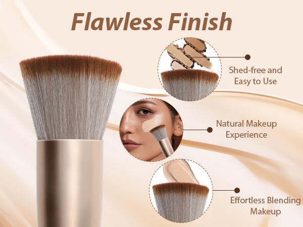 DUAIU 18-Piece Professional Makeup Brush Set - Includes 2 Powder Puffs & Travel Bag | Premium Synthetic Foundation, Blush & Eyeshadow Brushes | Complete Face & Eye Makeup Kit Colorful Brush Set with Powder Puff Smoky Blending Brush Set Dual Ended Sponge S