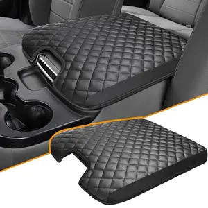 Center console cover for 2013–2018 Dodge Ram 1500 and 2013–2023 Ram 2500/3500/1500 Classic models;  the center armrest of the rear seats; comfortable armrest protector; custom auto accessory Car Memory Fit