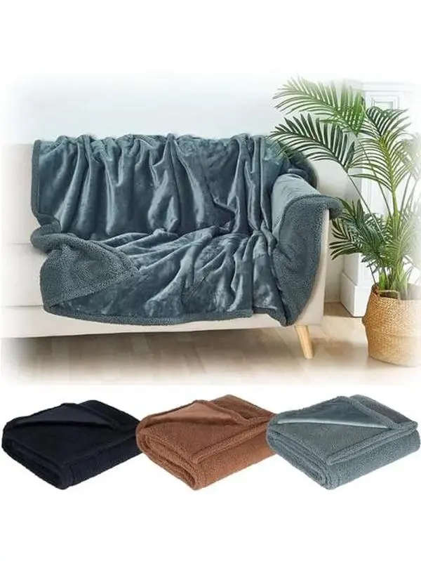 CozyShield Waterproof Multi-Use Blanket - Grey Medium (40*57 in)