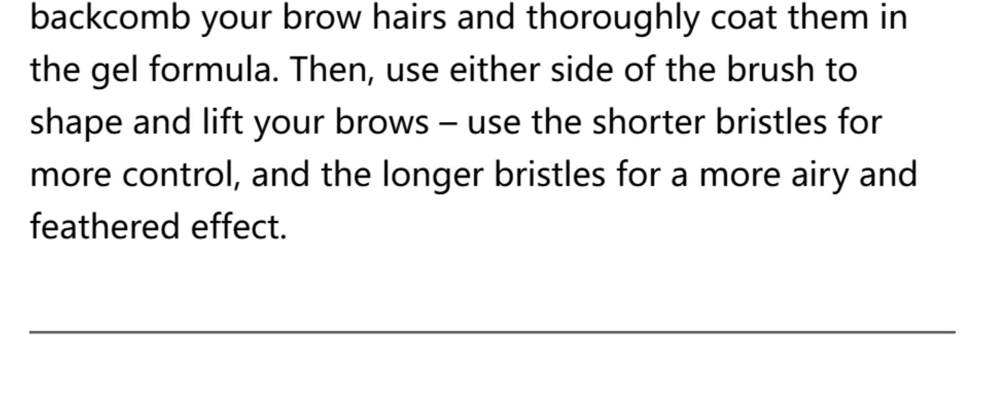 GRIPPIE BROW | Sculpting Gel - Clear Cosmetic Eyebrow Gel