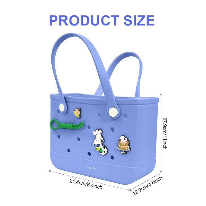 Snoopy Collection Holes Handheld Bag Classic Design Women's Everyday Bag For Travel Portable Storage Versatile Use, Holiday & Holiday Haul