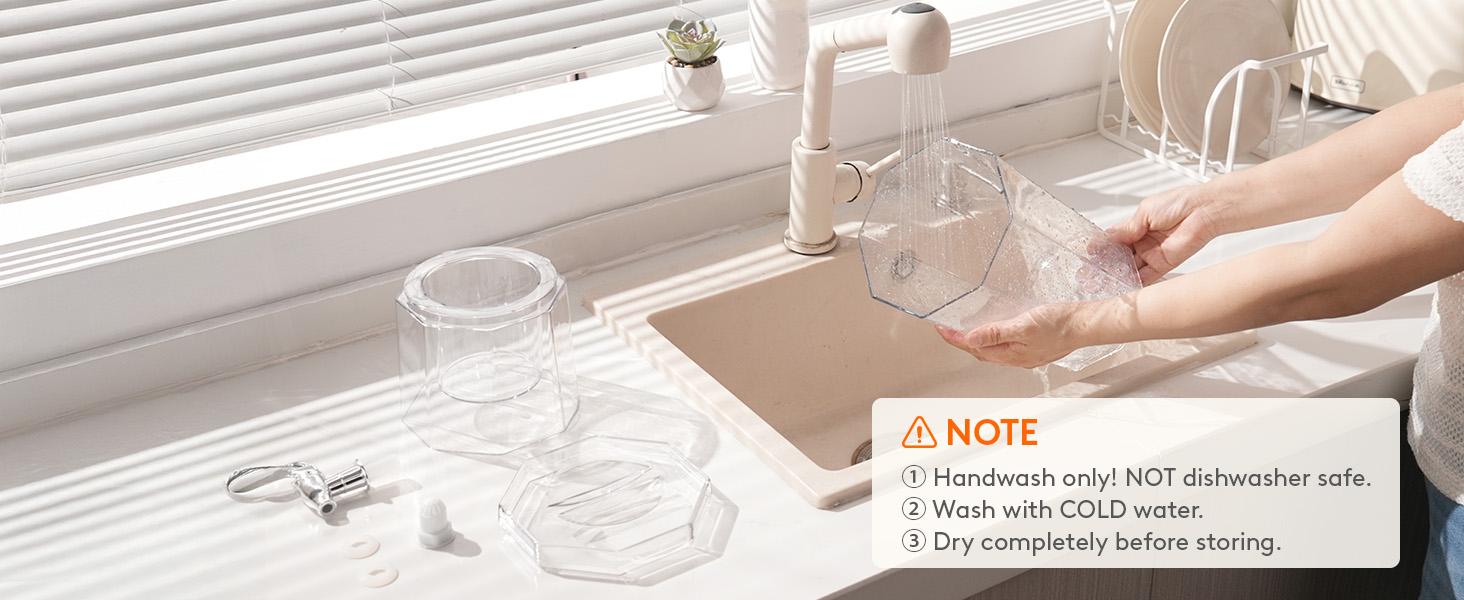 Lifewit 1 & 1.6 Gallon Drink Dispenser with Lid & Stand BPA-Free for Juice Soda Tea Lemonade Detachable Party-Ready  4L & 6L Capacity Leak-proof ABS Spout Beverage Serving