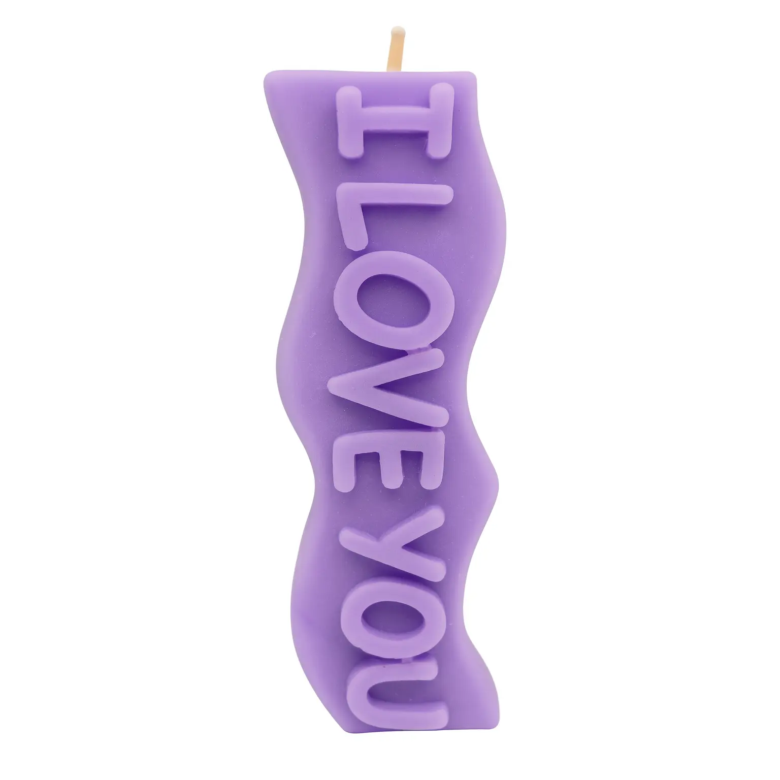 💜 Purple I Love You Candle – Romantic Love Candle