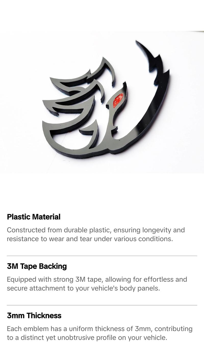 2x Hawk Bird Hellhawk Redeye Emblem Logo for Jeep Grand Cherokee Trackhawk SRT 2x Hawk Bird Hellhawk Redeye Emblem Logo for Jeep Grand Cherokee Trackhawk SRT