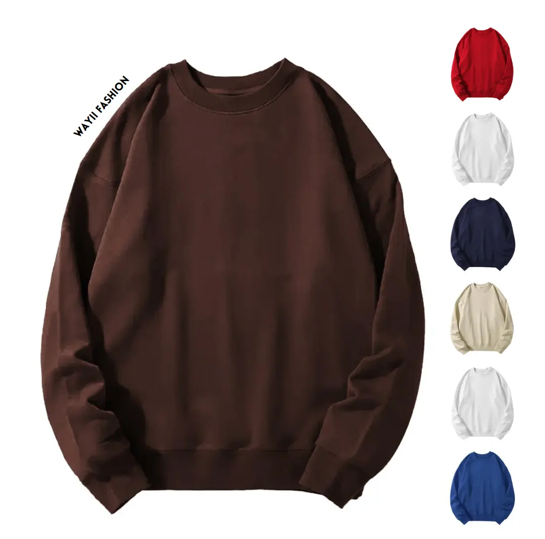 Holafish Women's Stylish Longsleeves Round Neck Fleece Pullover - Comfy, Soft Cotton-Polyester Blend, Loose Oversized 2025 Korean Minimalist Casual Winter Top