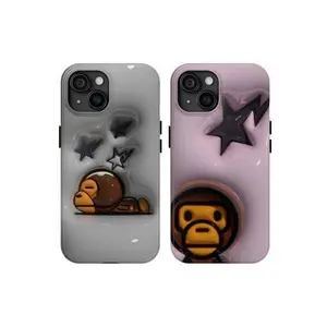 Couple Baby Milo Tough Phone Case for iPhone 11, 12, 13, 14, 15, 16, 17 Pro Max Plus – Anti-Drop, Waterproof, Shockproof, Scratch-Resistant Full Protection with Glossy Finish
