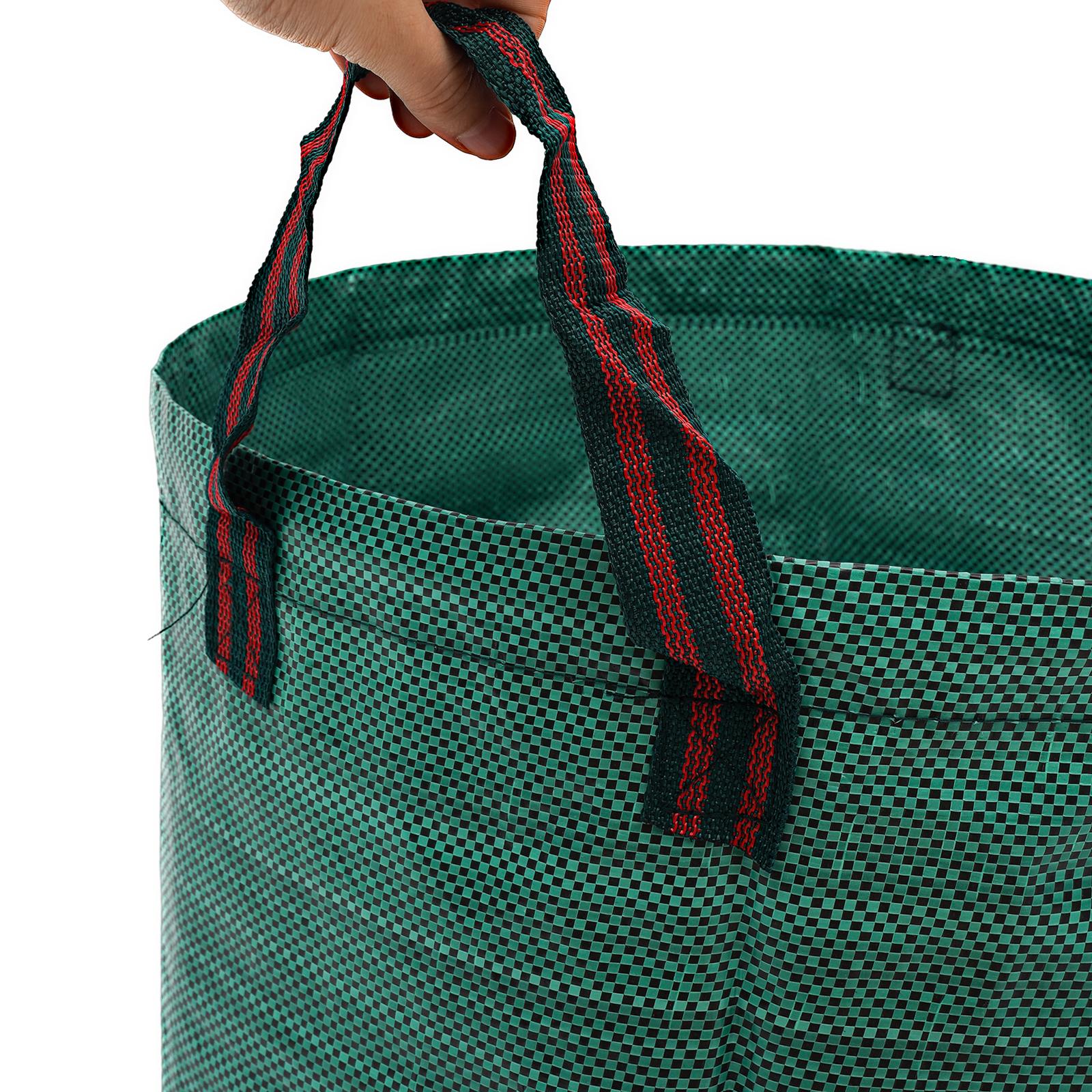 Garden Waste Bag with Frame & Drawstring, Collapsible Waterproof Leaf Bag for Yard Lawn Cleaning, Storage Tote for Leaves Weeds Debris, Green Garden Waste Bag with Frame & Drawstring, Collapsible Waterproof Leaf Bag for Yard Lawn Cleaning, Storage Tote for Leaves Weeds Debris, Green