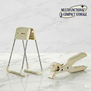 Bowl Holder Clip Set, Thickened Steel, Non-Slip, Stable, 2-Piece Kitchen Tool，home essentials