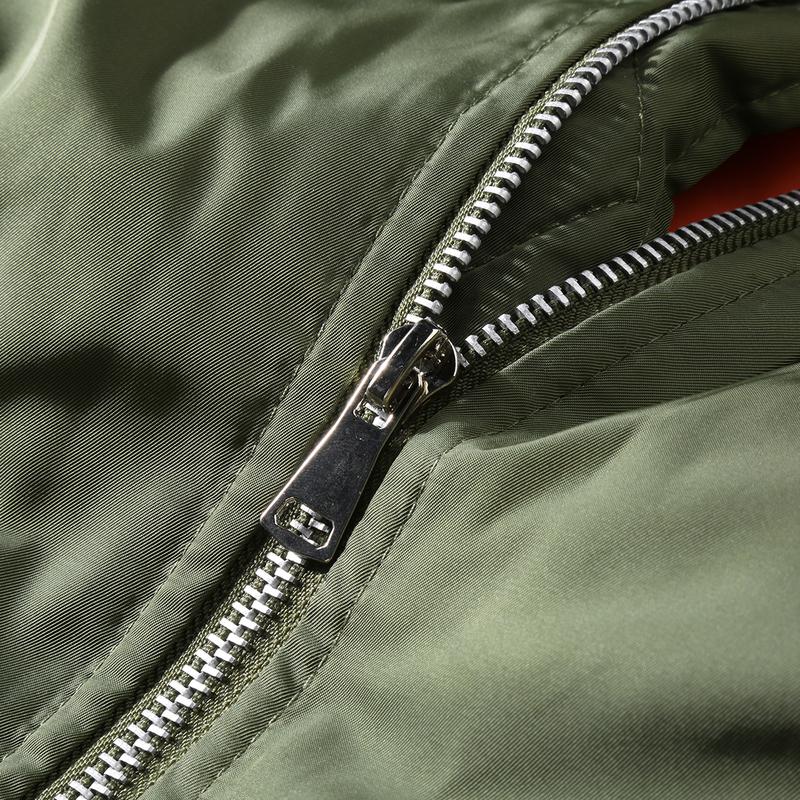 Men'S Vintage-Inspired Thickened Bomber Jacket -  LongSleeve, Zip-Up, Casual Style with Pockets, Winter, Casual Outerwear | Vintage Bomber Jacket , Men Winter Jacket For Men High Quality, Men Winter Coat ForMen, Winter Jacket Men, Jacket For Men