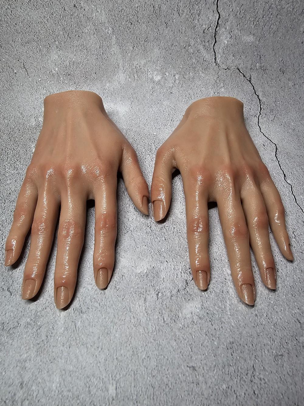 Realistic Silicone Nail Practice Hand  Nail Art  Manicure