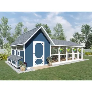 DIY Chicken Coop Plans for 15-25 Chickens | Bee Jeweled Coop XL 8ft x 12ft & 12ft x 20ft Covered Run | Detailed Instructions & Materials List | DIY Friendly | Secure Nesting Area & Roosting Space