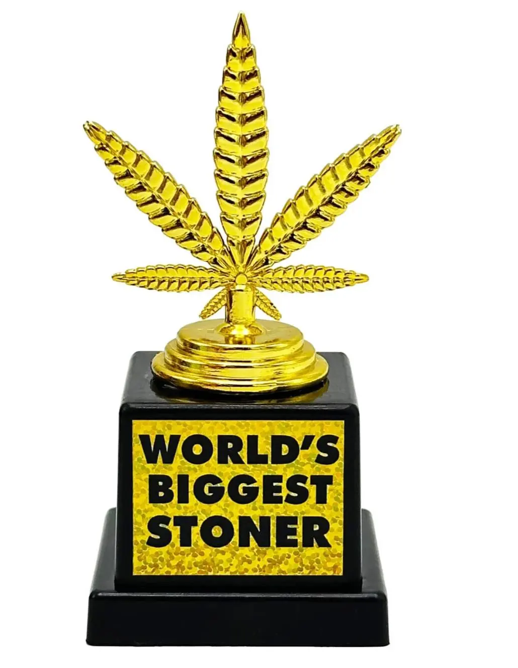 World's Biggest Stoner Trophy – Hilarious Gag Gift for Cannabis Lovers! 🌿🏆