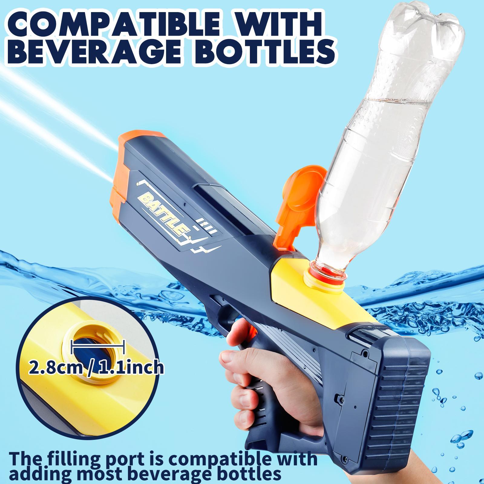 Electric Water Cannon Toy – Automatic Rechargeable Spray Blaster for Kids & Adults, Waterproof Pool Water Sprayer for Summer Fun Electric Water Cannon Toy – Automatic Rechargeable Spray Blaster for Kids & Adults, Waterproof Pool Water Sprayer for Summer Fun