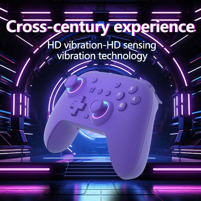 YUYIU Wind Chaser 1 Multi-Platform Wireless Controller for Switch PC Steam with Hall Effect Joystick Dual Vibration Macro Back Buttons 1000Hz Polling 6-Axis Gyro & Turbo