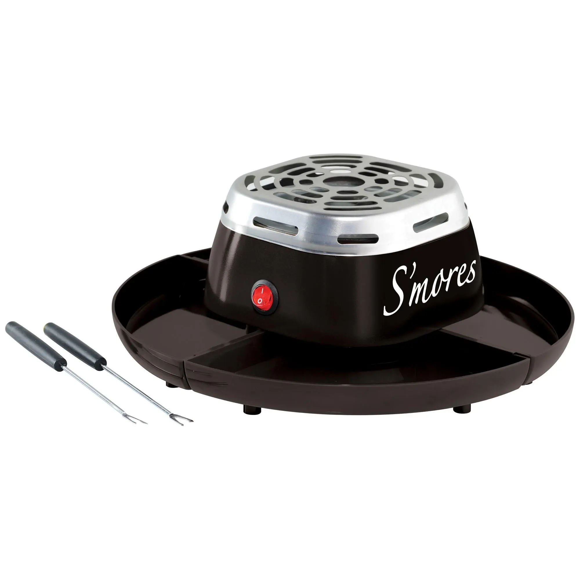 Nostalgia Electric S'Mores Maker with 2 Roasting Forks