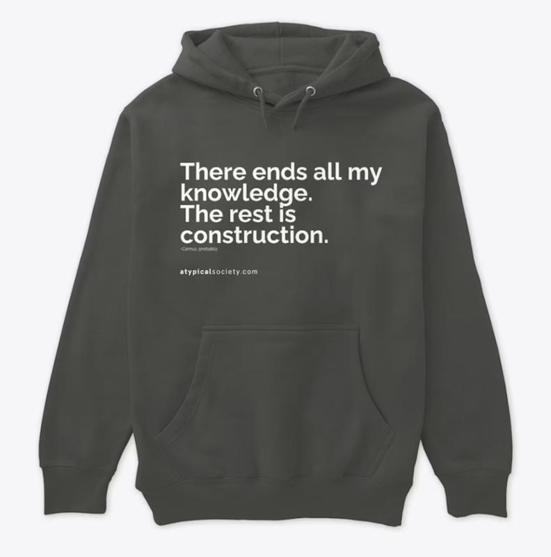 'Camus' Construction' Premium Pullover Hoodie (Teachable Moments Collection)