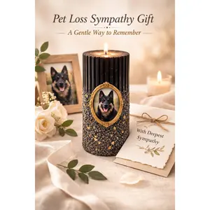 Pet Loss Gift Personalized Dog Memorial Candle