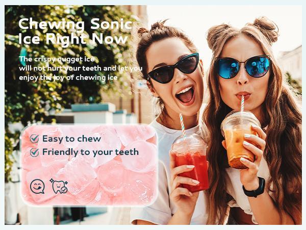 Euhomy【2025】 Nugget Ice Makers Countertop 35lbs/24H Pebble Ice Maker with Self-Cleaning Sonic Function, Compact Design & One-Year Warranty Service Euhomy【2025】 Nugget Ice Makers Countertop 35lbs/24H Pebble Ice Maker with Self-Cleaning Sonic Function, Compact Design & One-Year Warranty Service