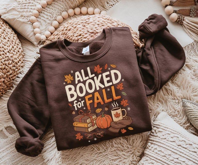 Women's Book Lover Graphi - Cotton-Polyester Blend Long Sleeve Minimalist Tops, Everyday Cozy Casual Pullover Sweater Tee for Autumn Reading, Holiday Outfits Women's Book Lover Graphi - Cotton-Polyester Blend Long Sleeve Minimalist Tops, Everyday Cozy Casual Pullover Sweater Tee for Autumn Reading, Holiday Outfits