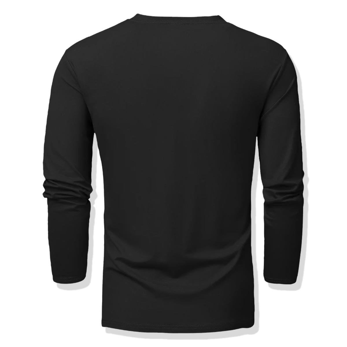 Men's Long Sleeve T-Shirt 3-Pack - Breathable, quick-dry fabric is perfect for gym workouts, morning runs, or outdoor activities, keeping you dry and comfortable. Ideal for activewear and casual wear. Men's fitness apparel.
