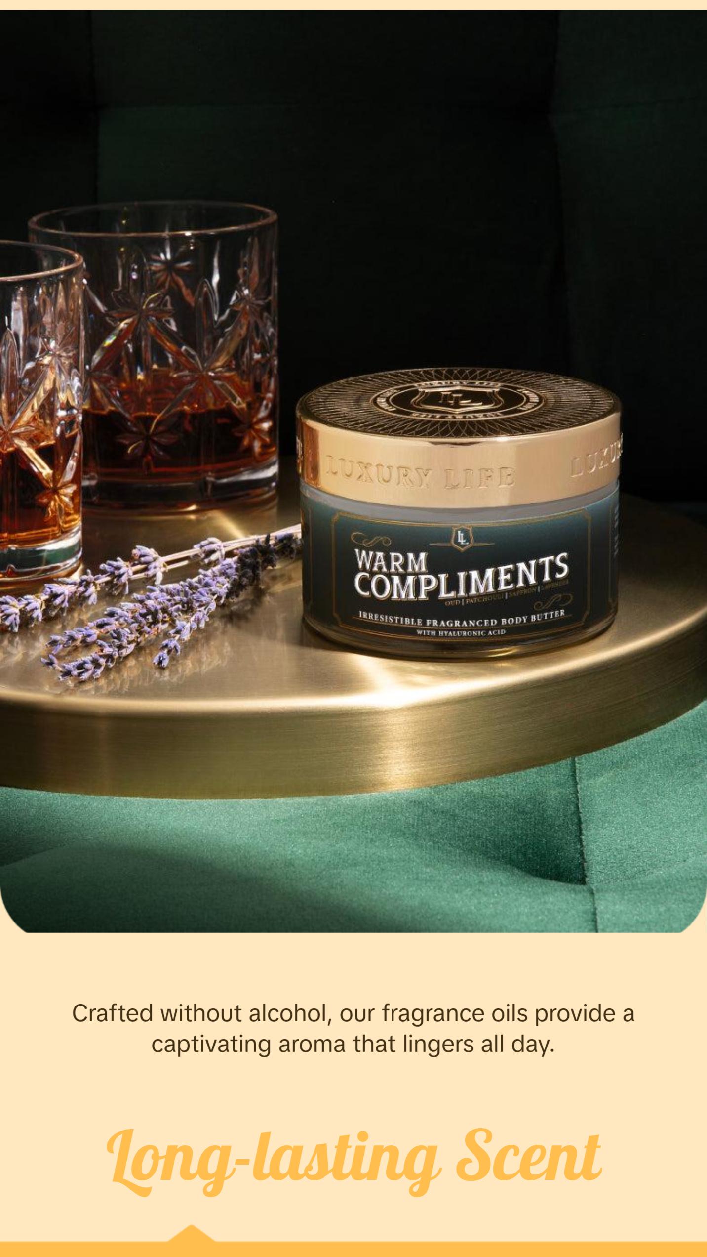 Luxury Life Warm Compliments Fragrance Body Butter Scent Cocoa Luxury Life Warm Compliments Fragrance Body Butter Scent Cocoa