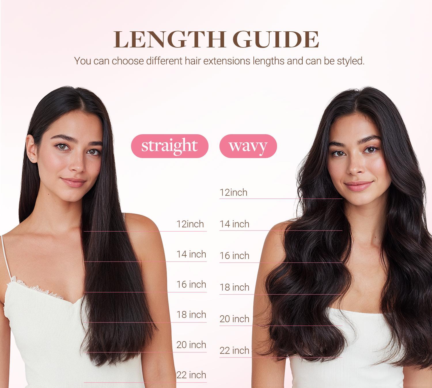 GOO GOO Invisi Edge Tape in Hair Extensions Straight Human Hair, 14inch-24inch 20pcs 50g, Seamless Injected Tape, Virgin Remy Hair, Natural Look