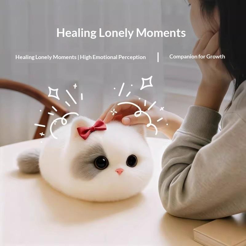 WALULU Cat AI Talking Toy Emotional Companion Plush Doll Children Trendy Gift Electronic Pet Interactive Plaything