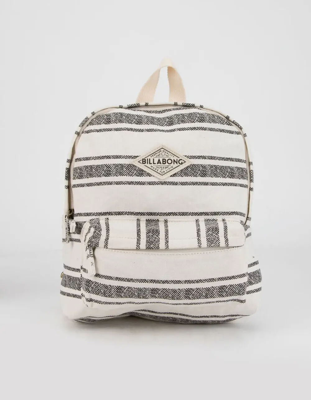 BILLABONG Womens Mini Mama Stripe Backpack, Black & White BILLABONG Womens Mini Mama Stripe Backpack, Black & White
