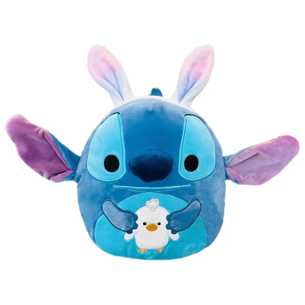 Squishmallows 8" Disney Easter Stitch Bunny Plush Toy, Huggable Collectible, Soft Stuffed Animal