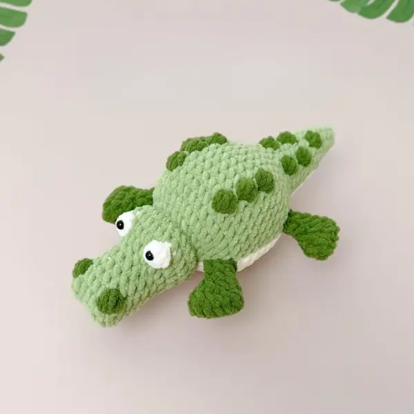 Crochet Alligator  – Cute Handmade Crochet Amigurumi Reptile Gift for Baby or Kids