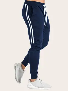 Loose-Fitting Drawstring Waist Side Jogger
