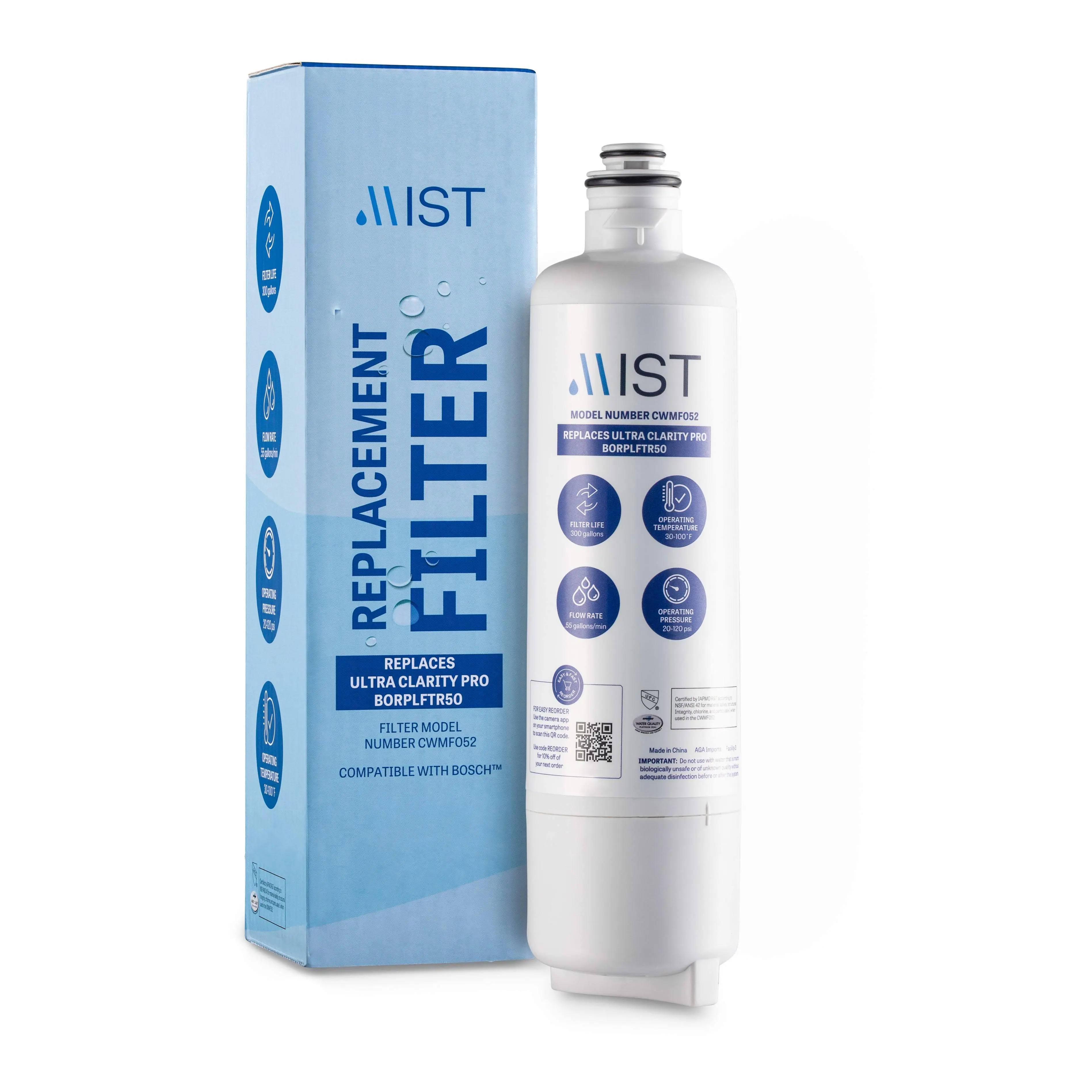 Bosch Ultra Clarity Pro BORPLFTR50 Refrigerator Water Filter