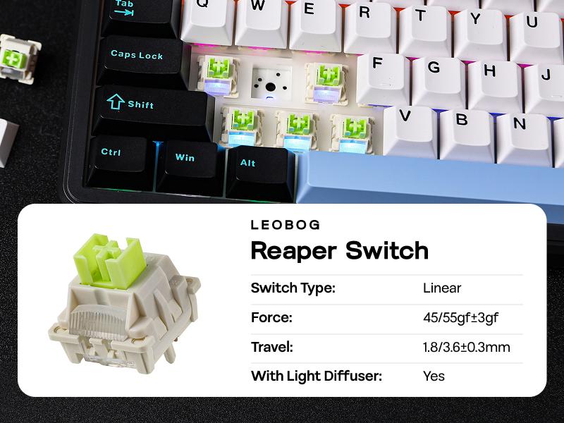 EPOMAKER X AULA F108 PRO Full Size 100% Mechanical Keyboard Customizable 1.14inch LCD Screen Convenient Knob South-Facing RGB Backlight Hot-Swap Tri-Mode USB-C/BT 5.0/2.4GHz thocky creamykeyboards gaming accessories creamy keyboard TikTokShopSpringGlowUp