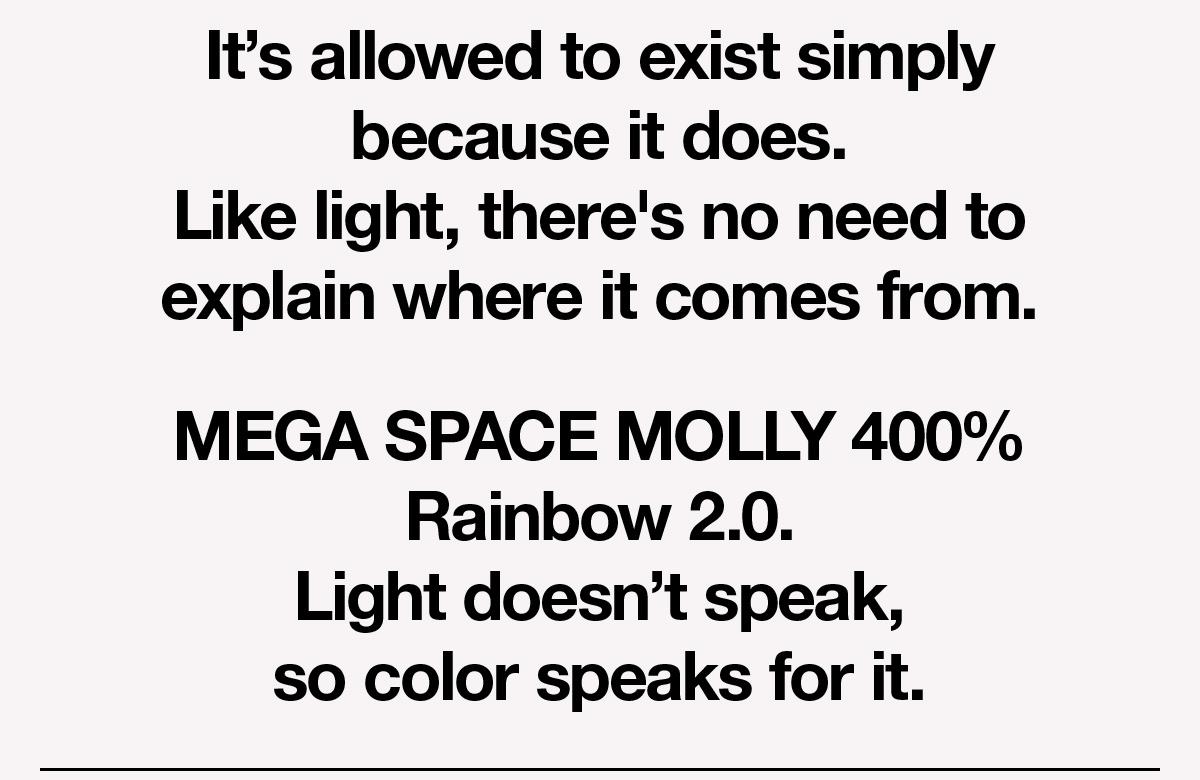 MEGA SPACE MOLLY 400% Pride 2.0