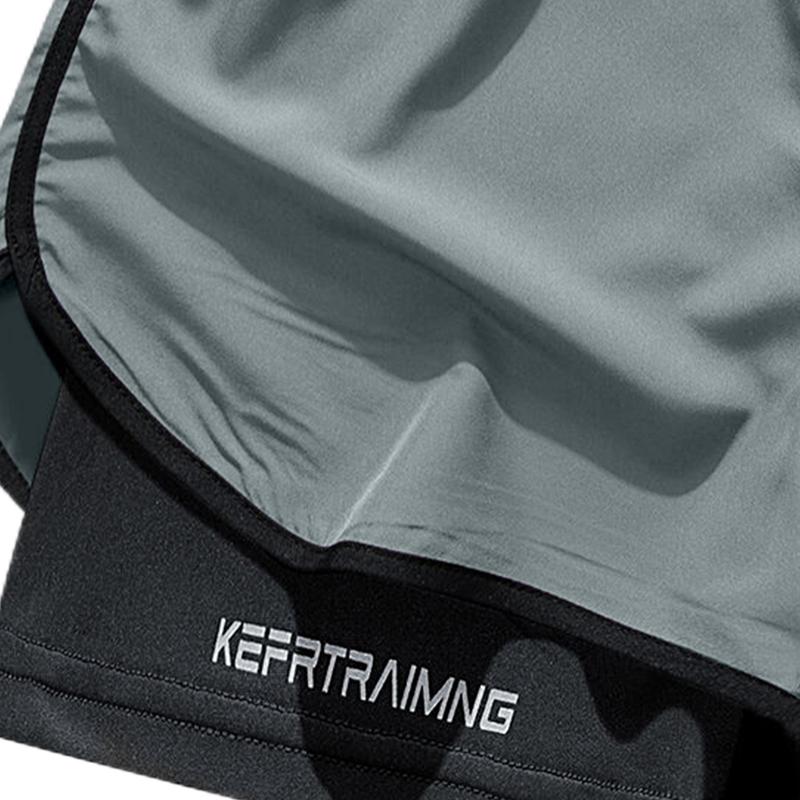 Men's Casual Loose Fit Quick-Dry Athletic Shorts Set of 4, Elastic Waistband and Drawstring Gym Training Shorts, Lightweight Men's Running Shorts, Drawstring Workout Shorts, Breathable Compression Squat Training Shorts, Summer Gym