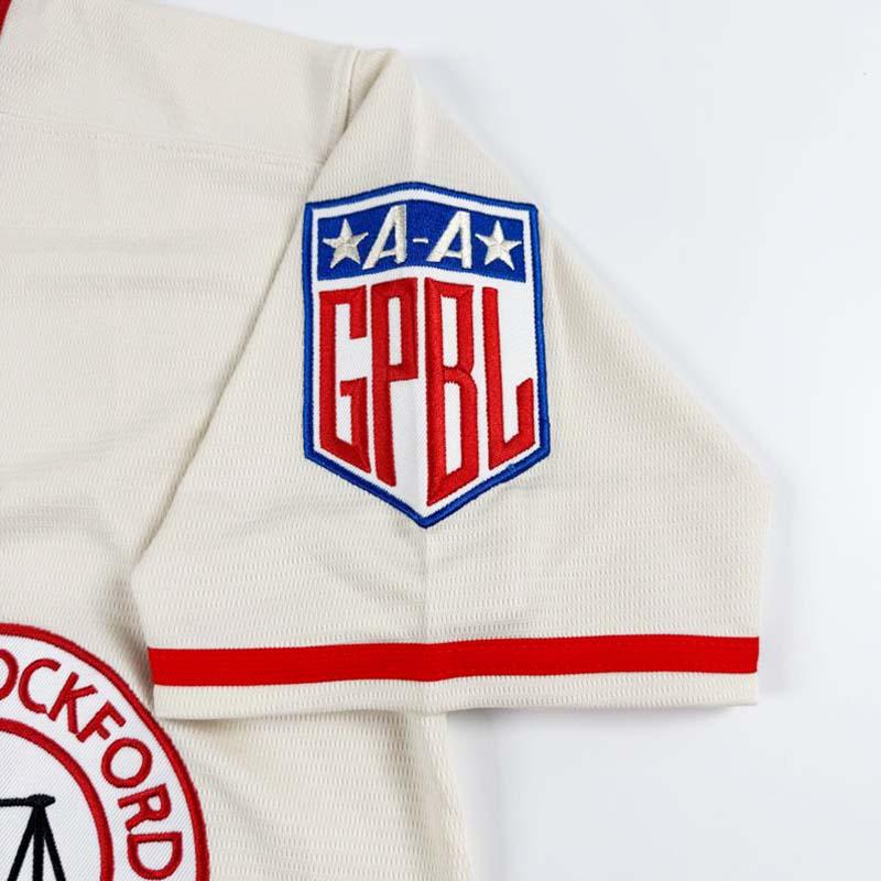 43 Jimmy Dugan City Of Rockford Peaches A League of Their Own Movie Men's Baseball Jersey, Stitched – Perfect for Party and Cosplay, Gift for Game Day Top Athletic Techwear