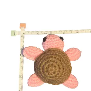 crocheted honu (turtles)