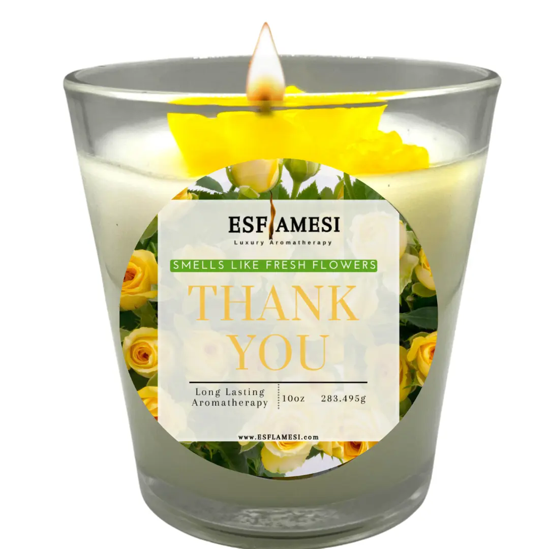 Scented Candle | THANK YOU CANDLE | Aromatherapy | Handcrafted | Candle Gifts
