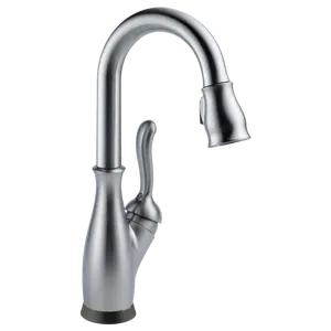 Delta 9678T-DST Single Handle Pull-Down Bar/Prep Faucet with Touch2O Technology