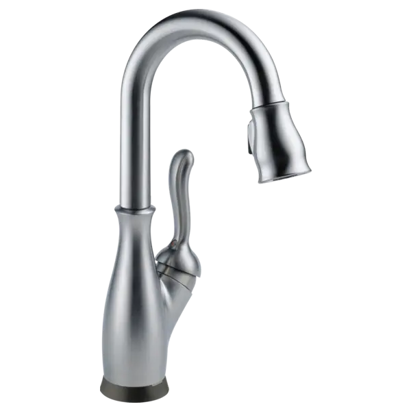 Delta 9678T-DST Single Handle Pull-Down Bar/Prep Faucet with Touch2O Technology
