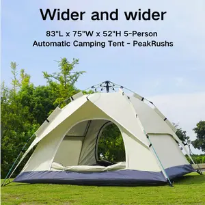 Spacious Lightweight Outdoor Camping Tent - Automatic Quick-Open Folding Double-Layer Camping Equipment