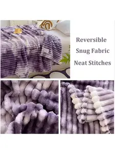 【Only one gift per customer】XIZZI Faux Fur Throw Blanket Luxury Lightweight Cozy Soft Throw for Couch Bed or Chair Hypoallergenic Machine Washable Double-Sided Fluffy Blanket Home Decor