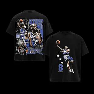 Kobe Bryant #8 Basketball Unisex T-Shirt, Sweatshirts, 100% Heavy Cotton Lakers Basketball Team T-Shirt, Basketball Legend Shirt Gift For True Basketball Fans Graphic Tees Streetwear Outfit