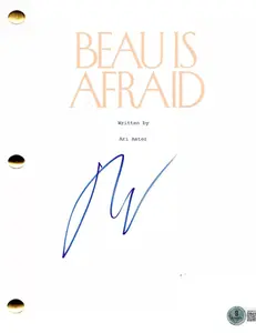 Ari Aster Authentic Autographed Beau is Afraid Script