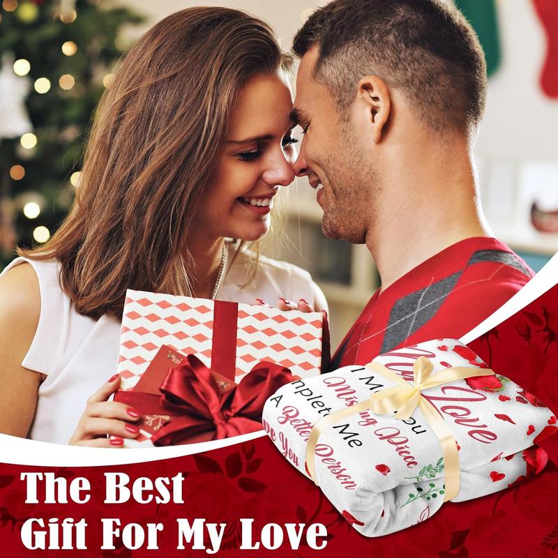 Valentines Day Gifts for Her - Gifts for Her Wife Girlfriend - to My Love Blanket - Anniversary Romantic Gift for Women - I Love You Gift for Her - Wife Girlfriend Birthday Present Ideas